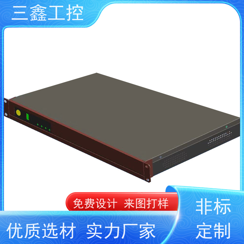 深 圳三鑫3U工业铝机箱 钣金加工 表面阳极氧化 烤漆 