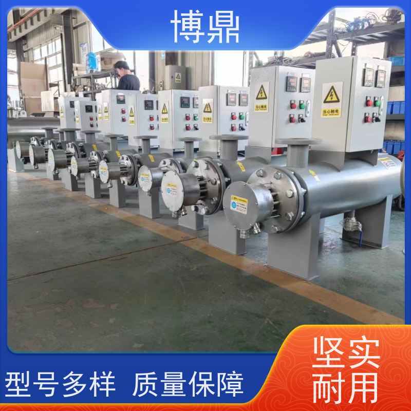 博鼎制热设备不锈钢管道加热器不锈钢筒体结实 多年行业经验