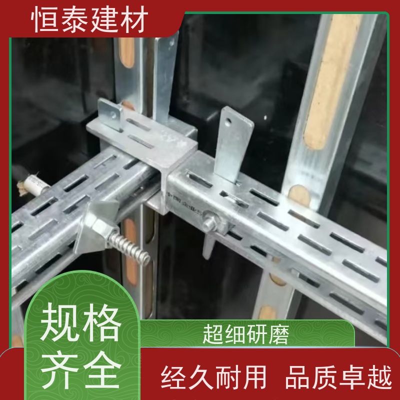 恒泰 热镀锌防锈 钢背楞模板加固体系 2.4米长 现浇墙体模板加固