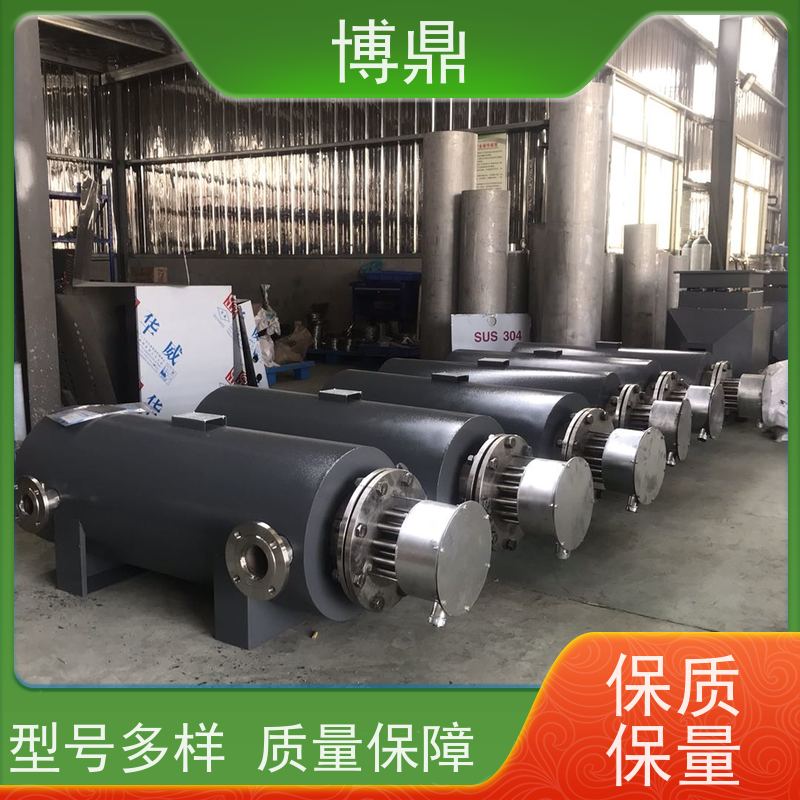 博鼎制热设备立式管道加热器不锈钢筒体结实 辅助加热性能好