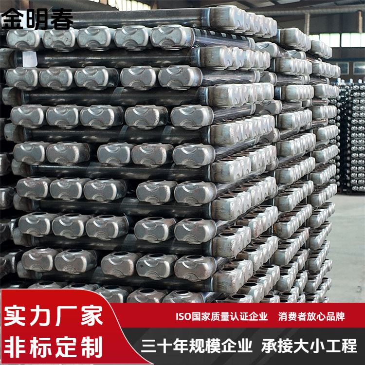 金明春 厂家供应 5025钢椭圆管钢制柱型散热器 造型美观实用 规格齐全