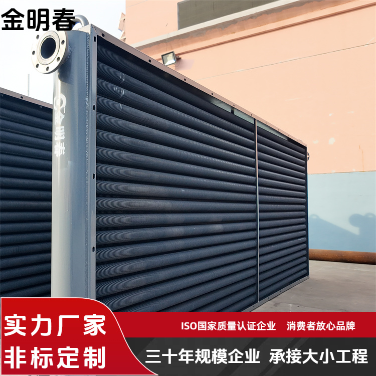 金明春 厂家 工程翅片式散热器 重量轻易运输 支持定制
