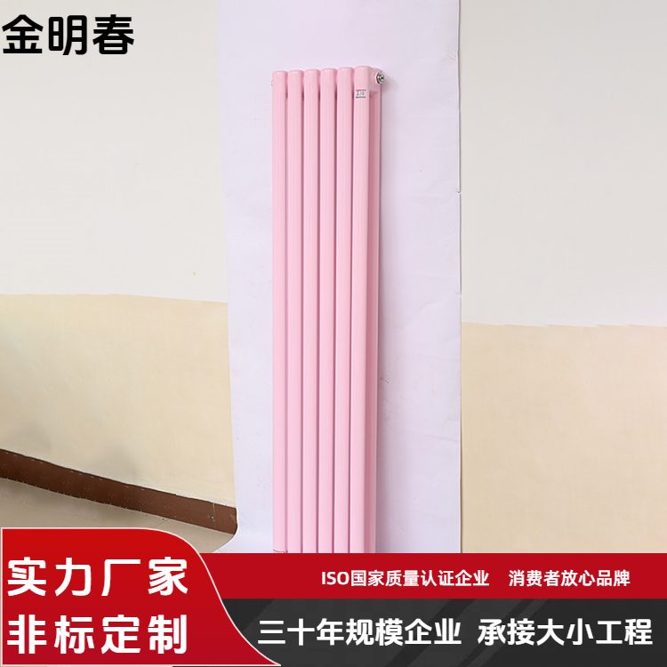 金明春 厂家 50型圆二柱散热器 防腐防锈易安装 按需定制