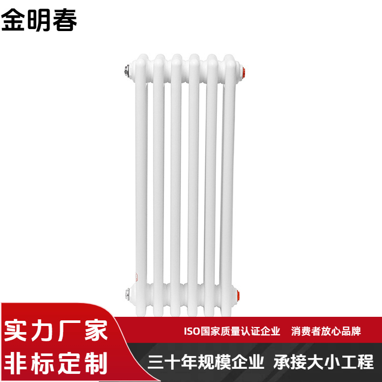 金明春 厂家供应 QFGZ404钢制柱型散热器 性能稳定 按需定制