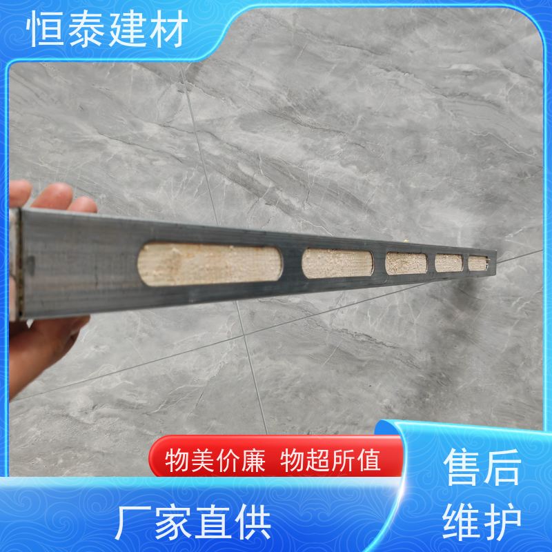 恒泰建材 带堵头盖款钢包木 国标品质 售后提供组装指导
