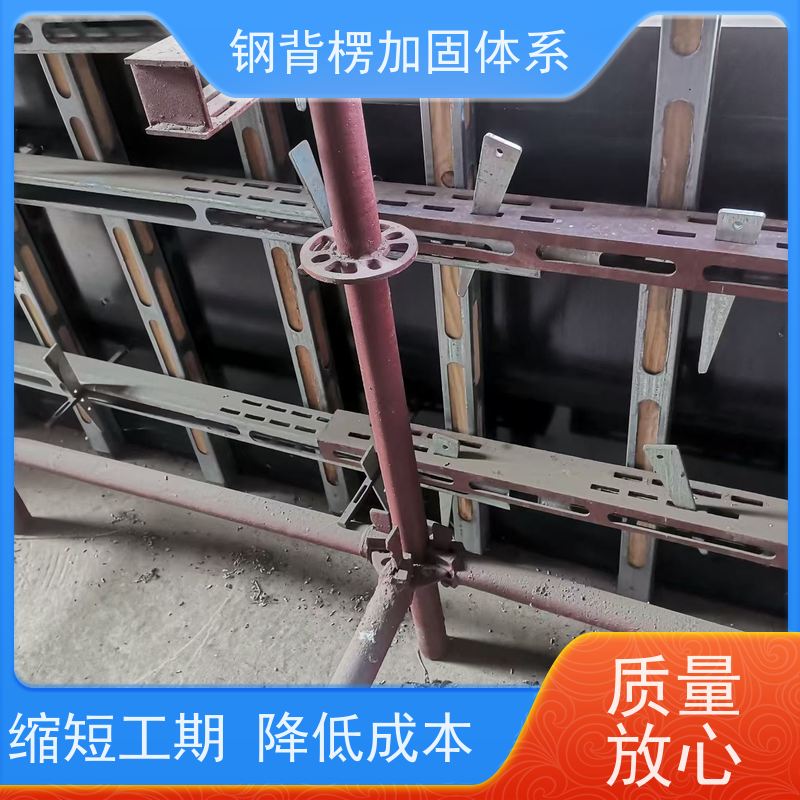 恒泰 建筑模板支撑体系可定制定尺 平整度好 稳定性强 钢背楞钢包木