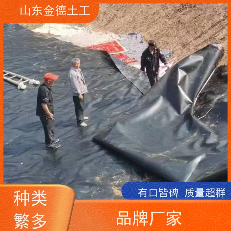 金德土工 发酵塘黑色HDPE膜 封场黑膜 抗老化 耐候性好