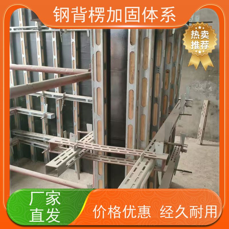 恒泰建材 钢背楞主龙骨 可定制定尺 可二次回收 平整度好 稳定性强
