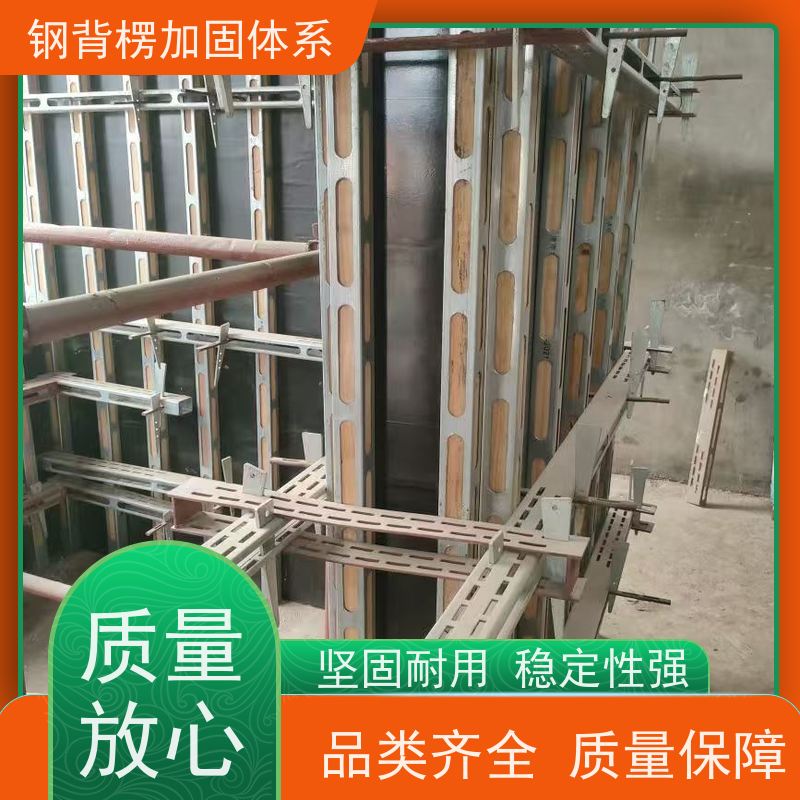 恒泰建材 可定制定尺 可二次回收 坚固耐用 周转率高 钢背楞主龙骨
