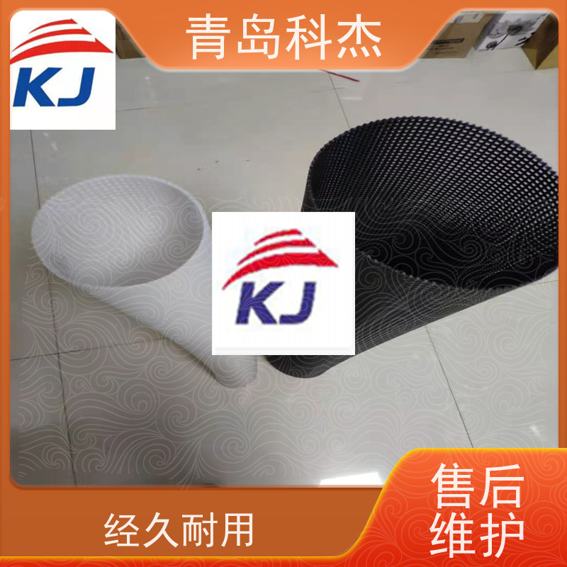 青岛科杰塑料机械有限公司 生产周期短 空气净化网管 无废品 省时省力