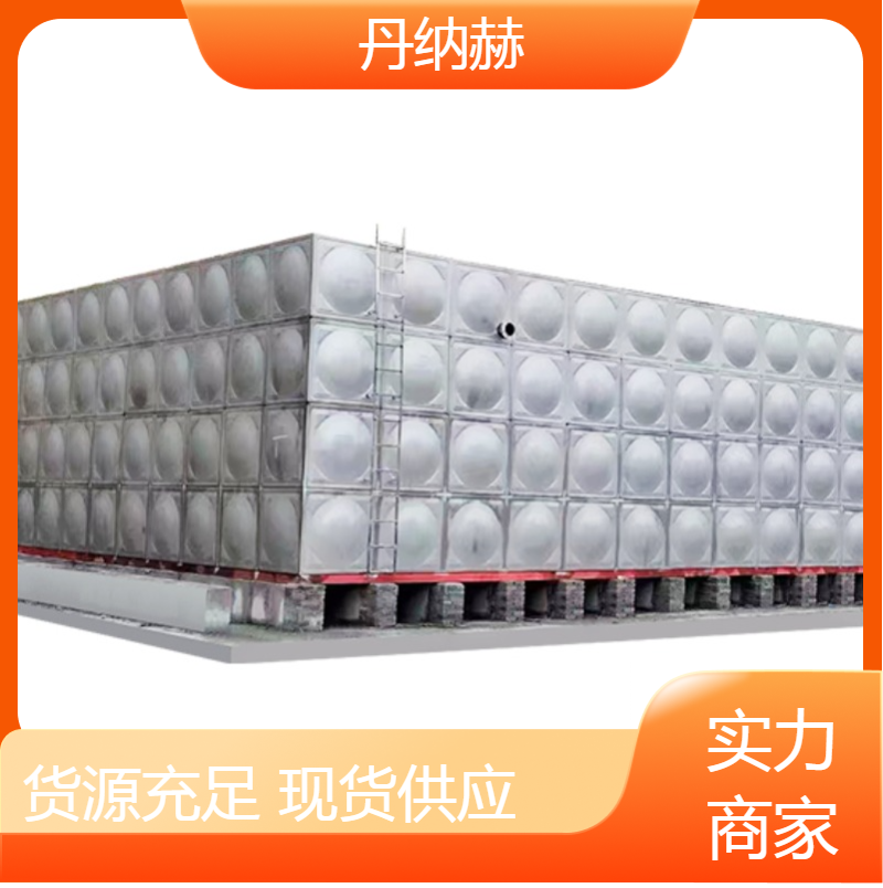 大型长方形不锈钢冲压生活水箱焊接拼装小区学校医院酒店现场安装