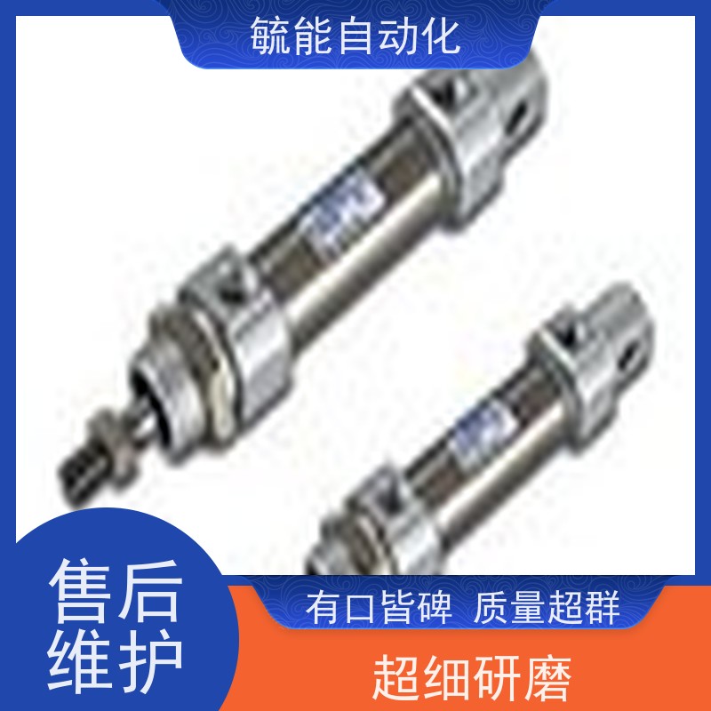 气立可滑座气缸双杆双作用带润滑旋转缸阻尼缓冲器