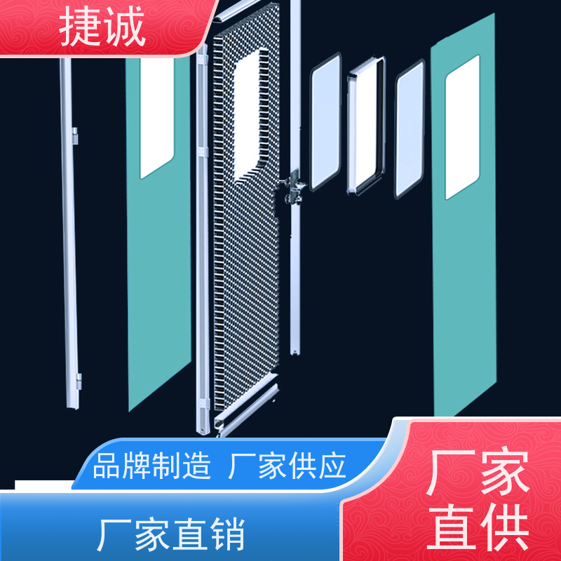 捷诚 医院住院门照片 阻燃医用门定制厂家 手术室钢制净化门