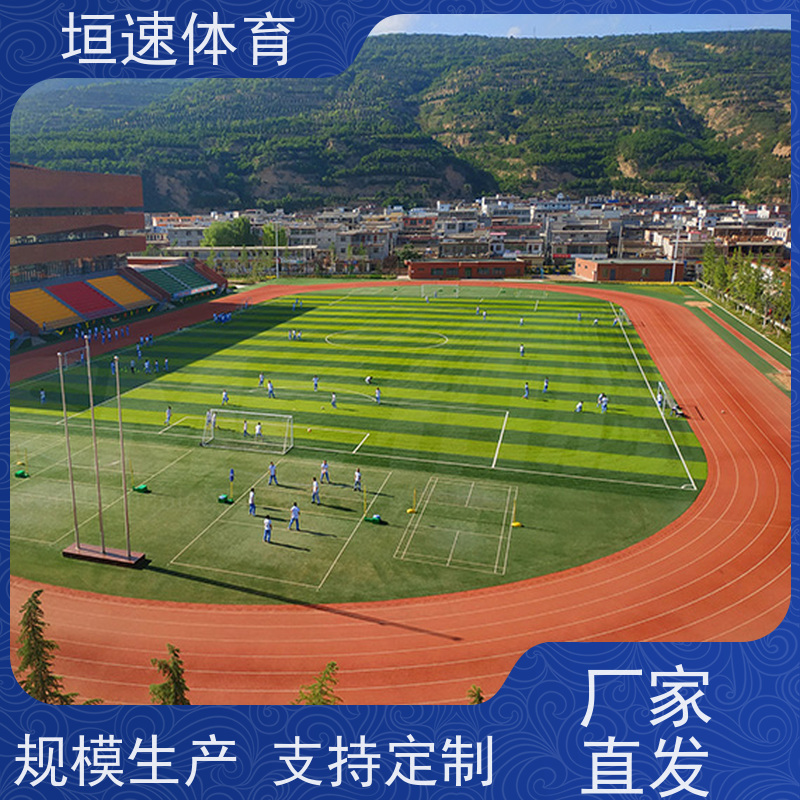 垣速 弹性pu运动场200㎡ 彩色塑胶路面 幼儿园彩虹跑道适应性广
