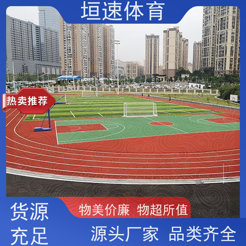 垣速 彩色塑胶颗粒 聚氨酯弹性地坪 操场epdm跑道高稳定性