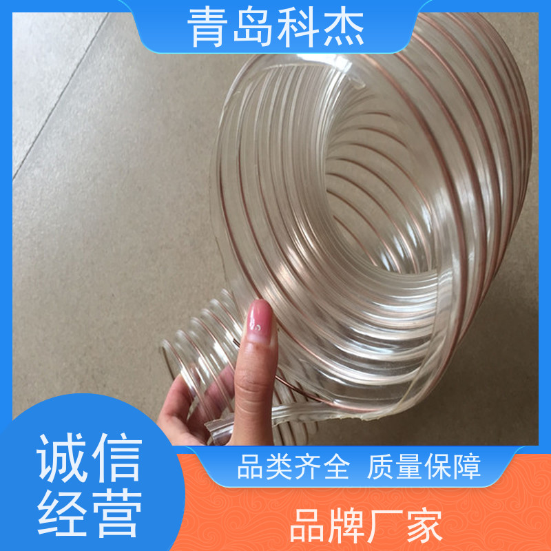 科杰 可连续生产 TPU耐磨钢丝软管透明伸缩管设备 抗压性强 省时省力