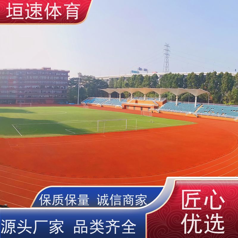 垣速 弹性pu运动场200㎡ epdm塑胶运动场 田径场跑道抗污易洁