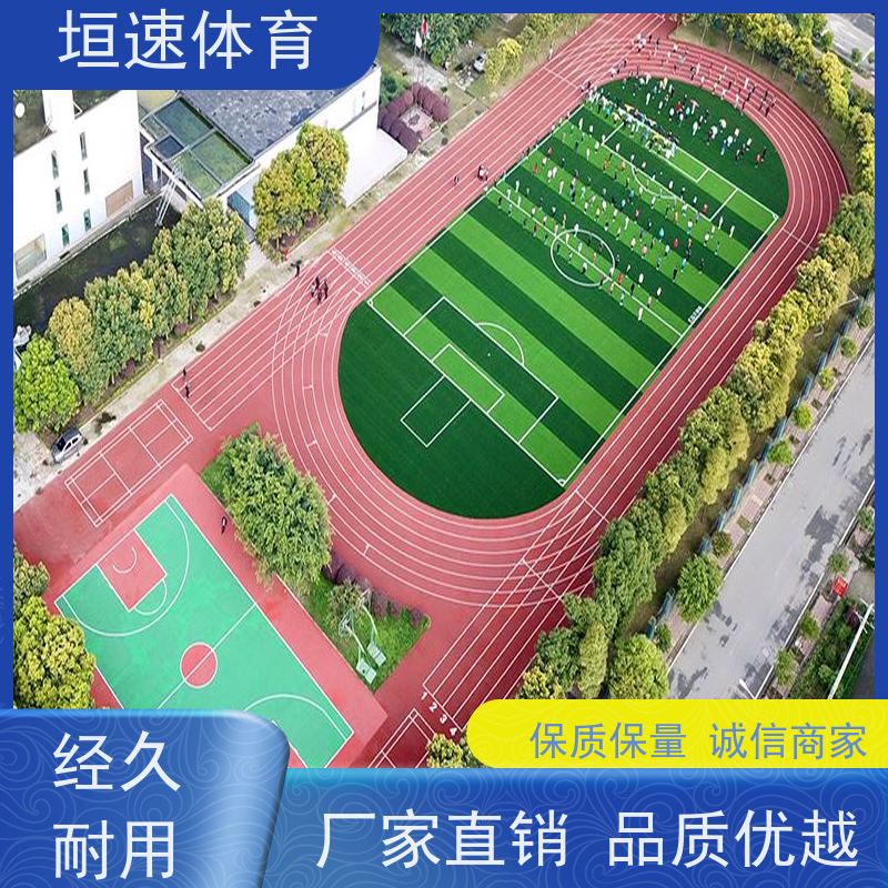 垣速 儿童弹性地垫 运动场地坪 校园塑胶跑道色彩鲜艳