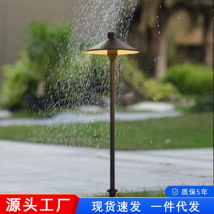 蘑菇草坪灯户外防水别墅庭院花园名宿地插现代简约草地LED蘑菇灯