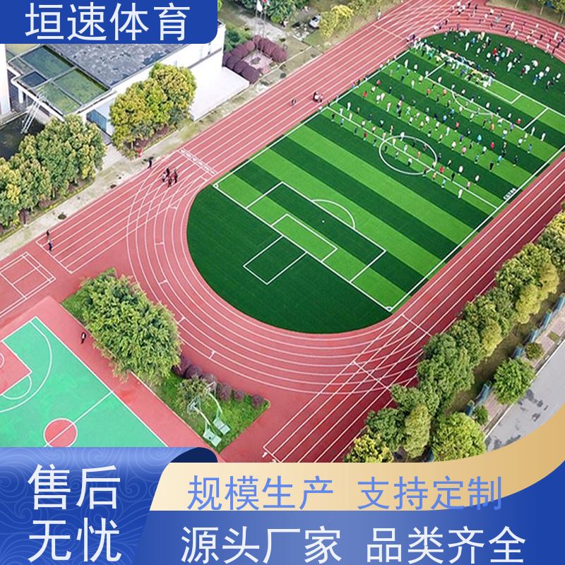 垣速 儿童弹性地垫 运动场耐磨地坪 操场塑胶跑道平整顺滑