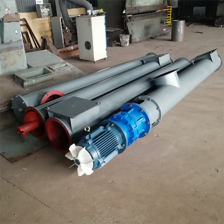 沙石灰 无轴螺旋输送机 多点卸料 GX200 接力输送 伟杰环保