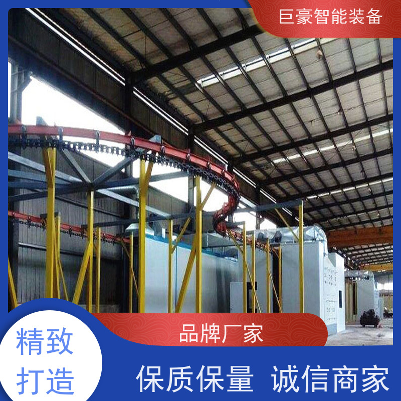 巨豪智能装备 金马喷枪 五金外壳喷涂 自动翻面 运行稳定