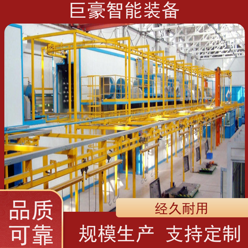 巨豪智能装备 金马喷枪 高铁构件喷涂 在线检测 上粉均匀