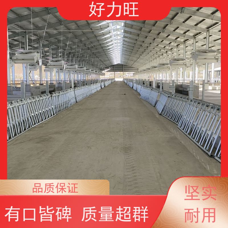 畜牧养殖场专用牛颈枷 自锁式热镀锌牛颈夹 牛场用不锈钢固定枷
