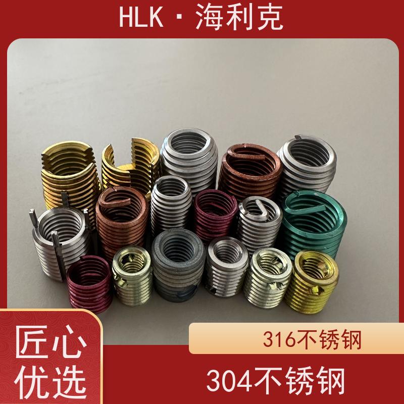 海j利克精密工业 自锁型钢丝螺套304 321 316不锈钢 按需定制 螺牙修复