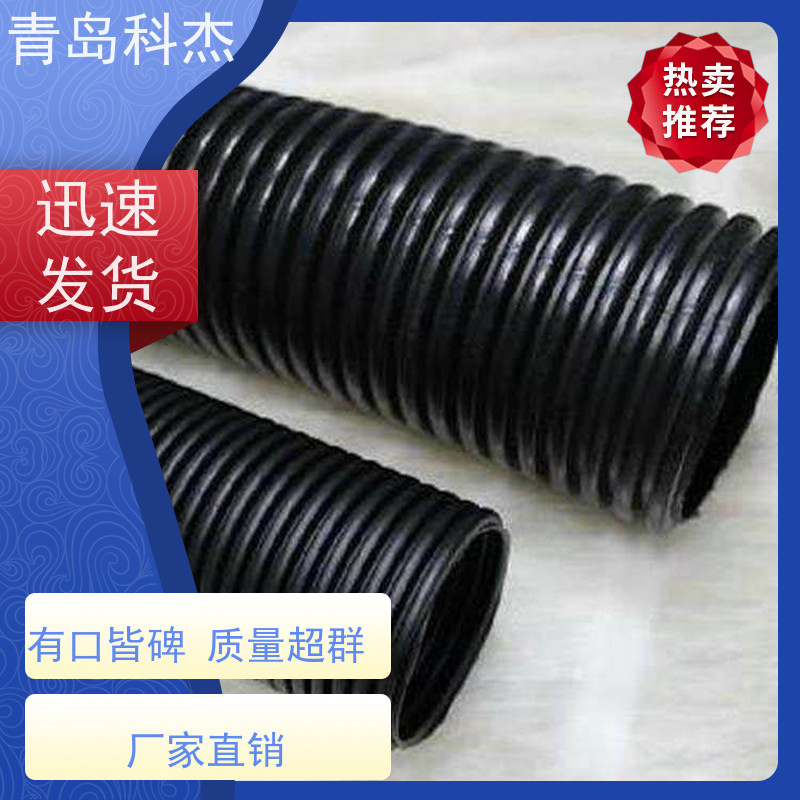 科杰塑机 出口海外 HDPE白色打孔波纹管80 110mm设备 无废品 性能稳定