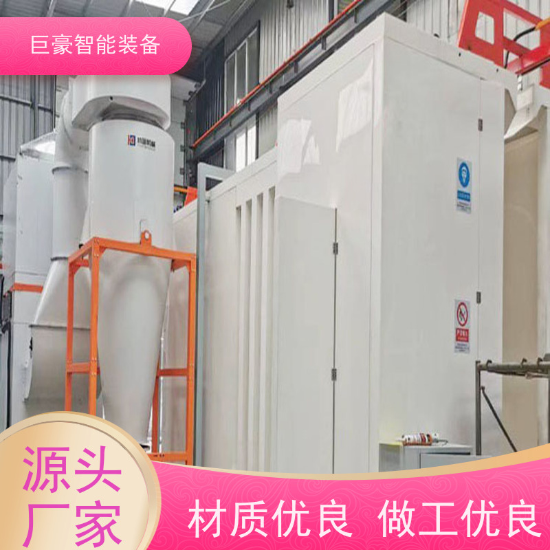 巨豪智能装备 金马喷枪 静电粉末涂装 自动收料 运行稳定