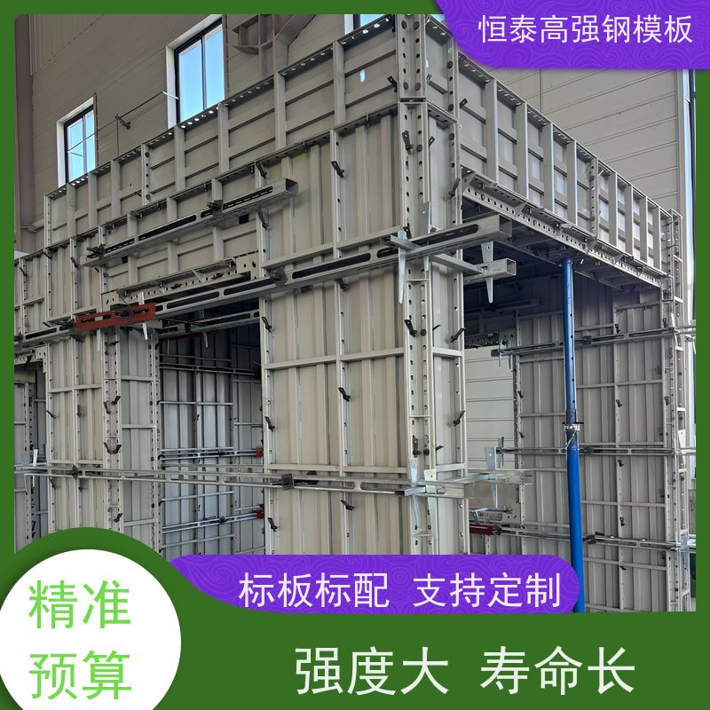 恒泰建材 代替铝模板 建筑模具 数字模化高强钢模板 减少墙面气泡情况