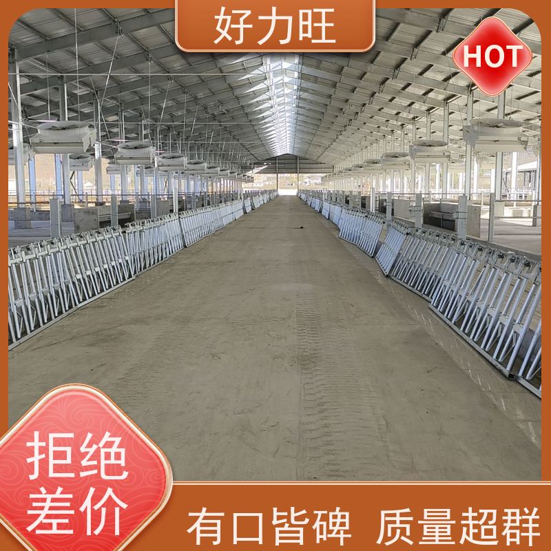 自锁式牛颈夹加厚热镀锌结实新款牛颈枷牛吃草固定器牛限位栏