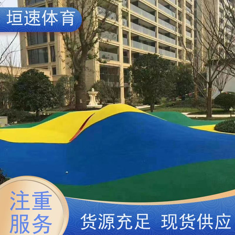 垣速 室外塑胶地坪13mm 透水地垫 幼儿园操场跑道缓冲性能佳