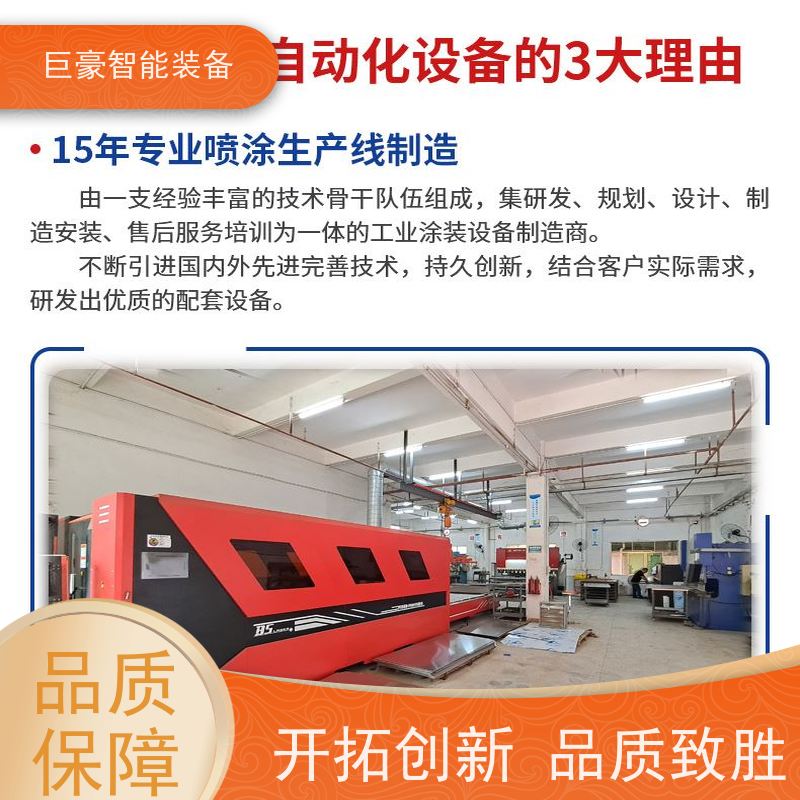 巨豪智能喷涂 普通铁磁环粉 膜厚均匀 省时省力