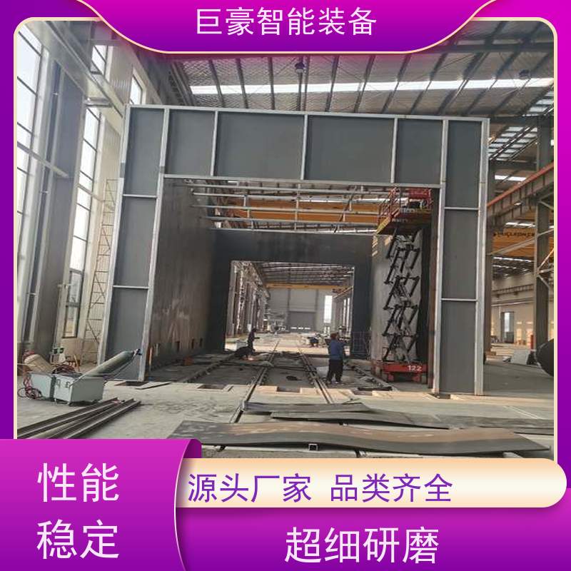 巨豪智能装备 金马喷枪 高铁构件喷涂 电燃气加热 上粉均匀