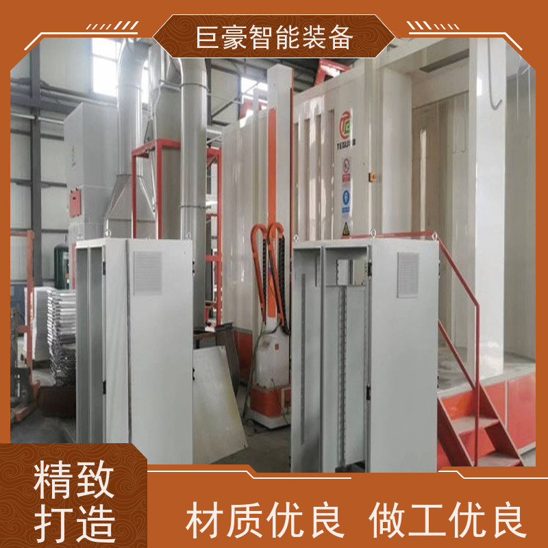 巨豪智能装备 瓦格纳喷枪 升降往复机喷涂 电燃气加热 节能环保