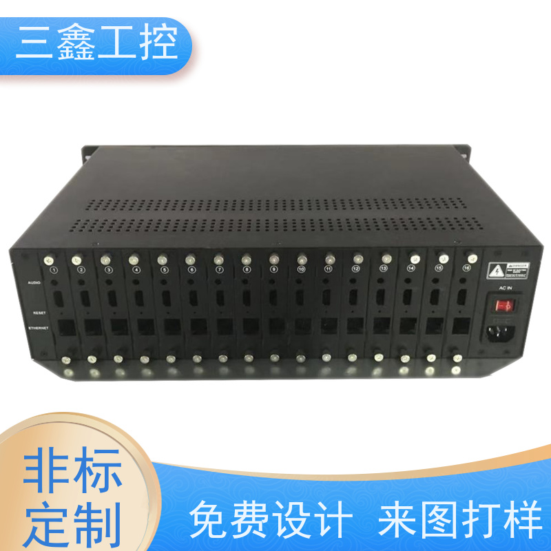 厂家供应1U2U3U4U不锈钢配电箱 机柜外壳 多硬盘位 TY-4UX喷塑工艺
