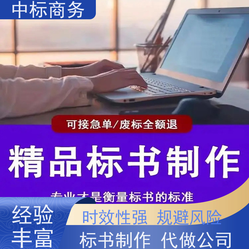 中标商务 成 都代做制作投标书 优秀的排版设计 为客户量身定制