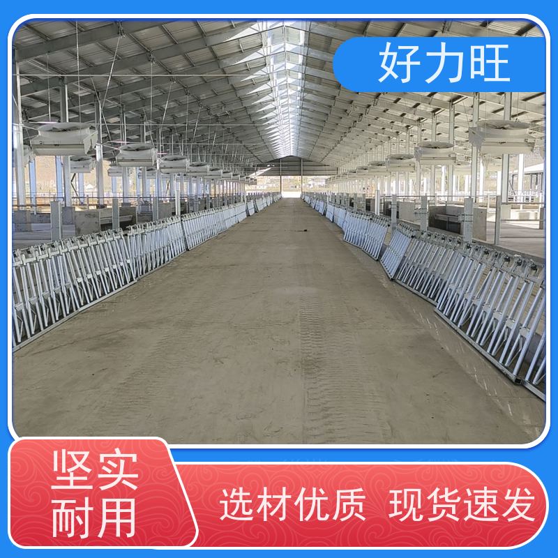 牛颈枷加厚热镀锌新型牛颈夹单开自锁式养殖场牛脖子夹双开脖子枷
