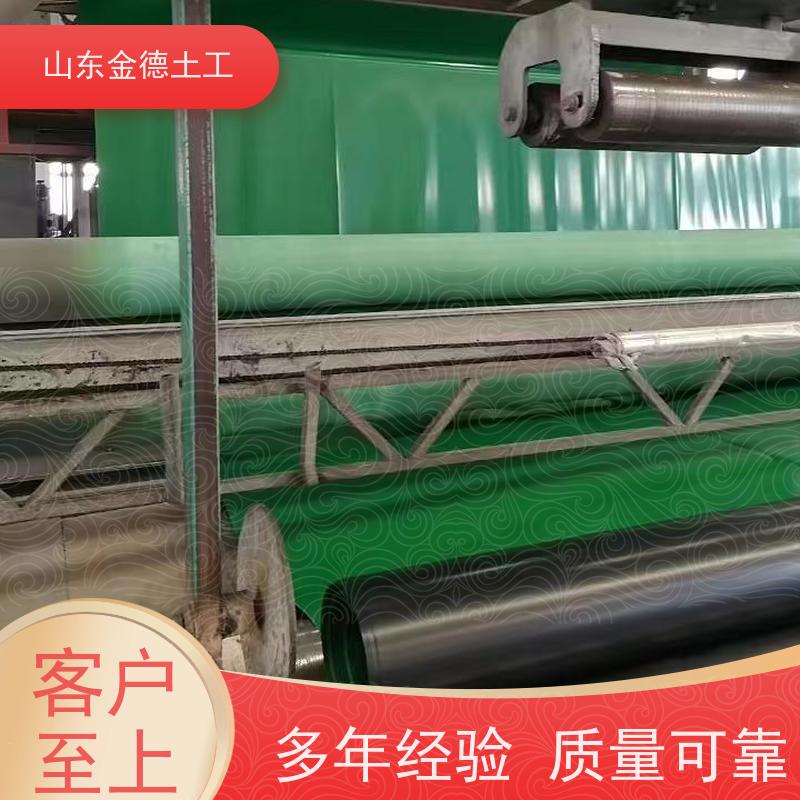 金德土工 压延HDPE膜 3米宽黑膜 耐磨性好 厂家定制