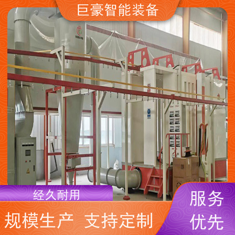 巨豪智能装备 金马喷枪 矿山机械喷涂 全自动上下料 膜厚均匀