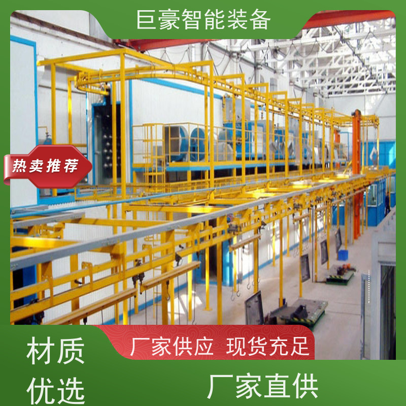 巨豪智能装备 地轨式喷涂 静电粉末涂装 自动收料 膜厚均匀