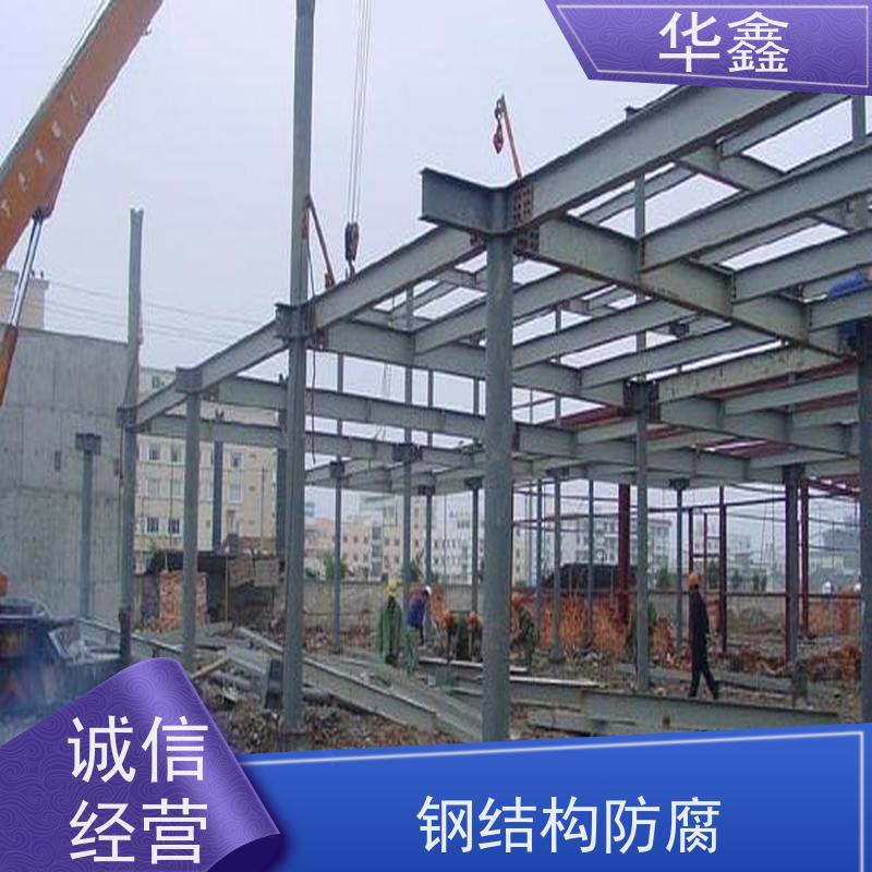 华鑫 钢结构除锈防腐 大型大跨度两连跨 承接工程
