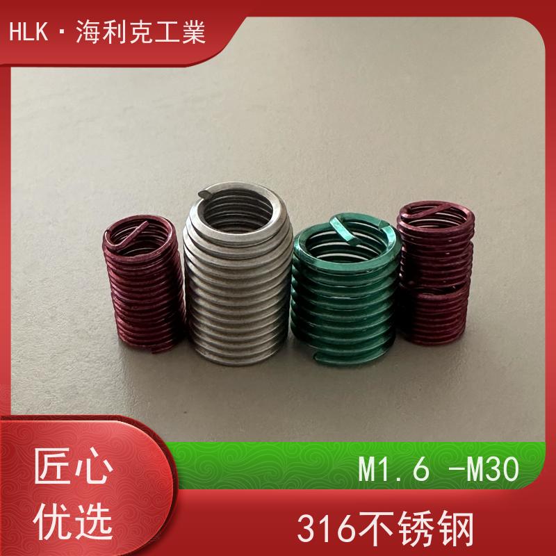 海j利克精密工業 不锈钢 M2-24 标准牙 粗牙 细牙型钢丝螺套