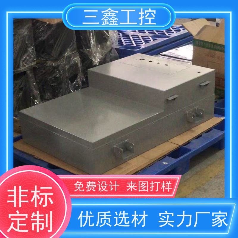 厂家供应上架式铝面板机箱 螺丝机外罩 来图定制加工