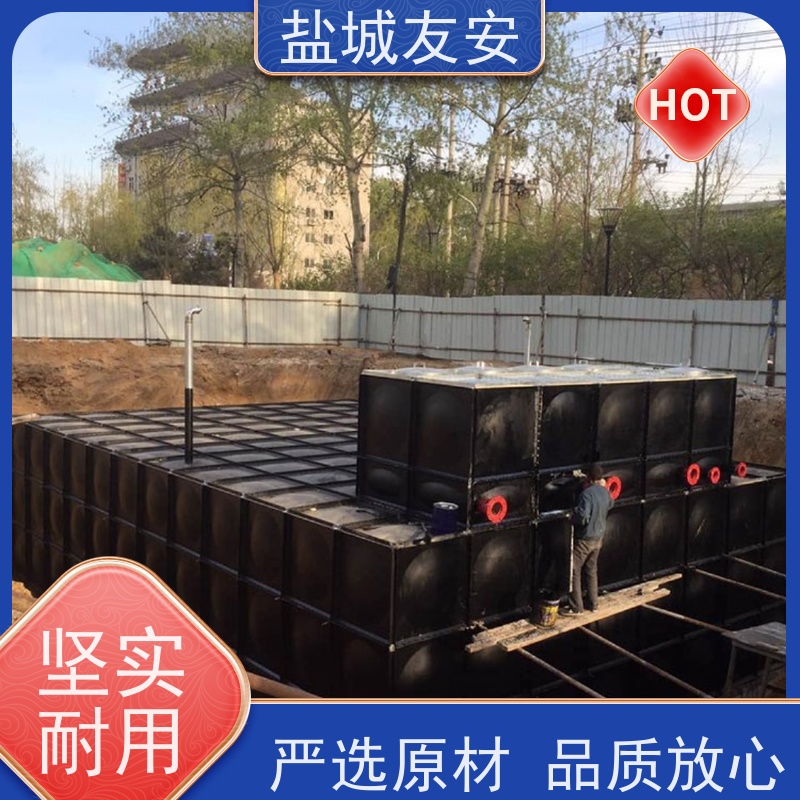 友安 地埋式消防恒压给水泵站 耐蚀涂覆板水箱 抗浮无底板 外形美观