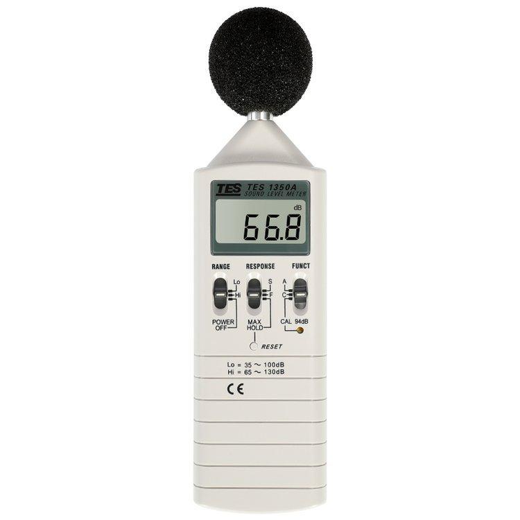泰仕 TES-1350A 噪音计 分贝测试仪 高精度声级计噪声测试仪