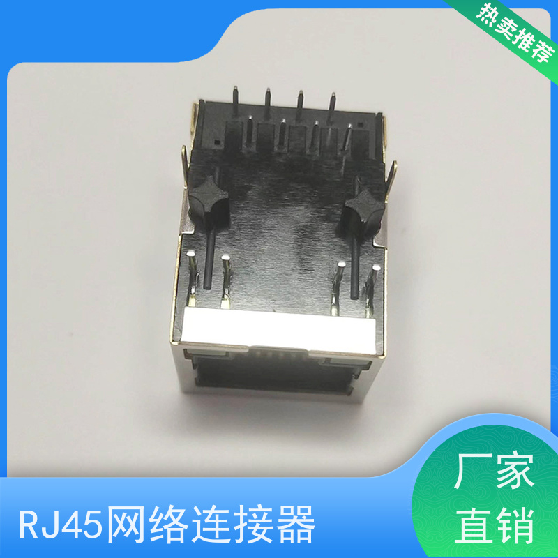RJ45接口 网口连接器 RA19013H02GA型号 插座直插 网络接头实力厂家
