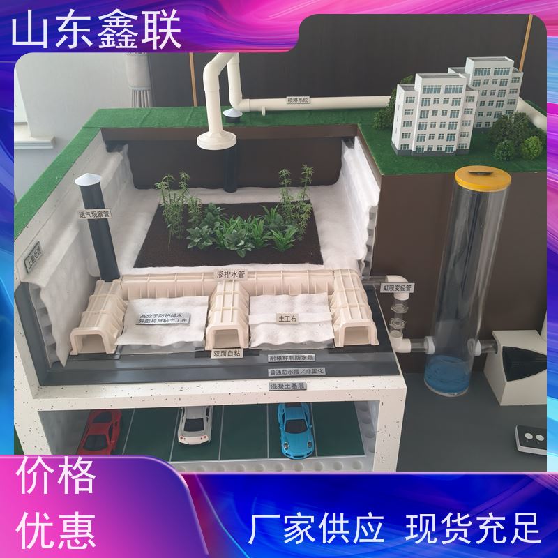 鑫联新材料 虹吸雨水排放系统 百亩面积厂商 H30双面排蓄水异形片